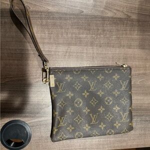 Louis Vuitton *repurposed* Brown Monogram Pouch
